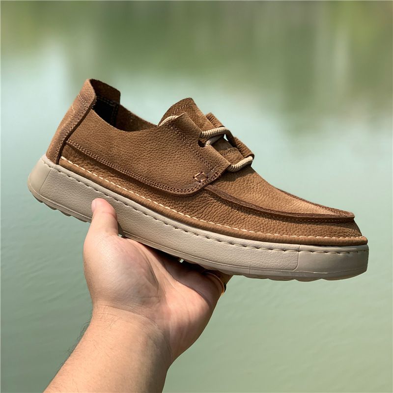 Loafers Genuine 2025 Neue Oberschicht Rindsleder Atmungsaktive weiche Sohle Slip-On Casual Lederschuhe Herren_voghion.com