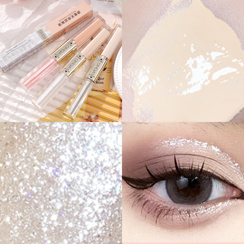 Pearl Double-headed Liquid Eyeshadow Sequins Glitter Lying Silkworm Shiny Highlights Stick Eyes Concealer_voghion.com