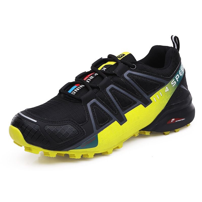 Zapatillas de running de malla transpirable para hombre, talla grande, antideslizantes, para deportes al aire libre y viajes, para cross country y uso informal._voghion.com