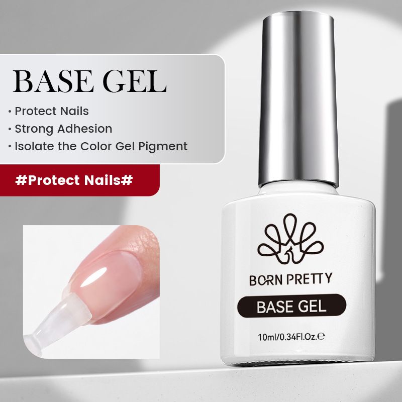 BORN PRETTY Full Set Basic Functional Builder Base Top Coat Reinforcement Nail Art UV Gel_voghion.com