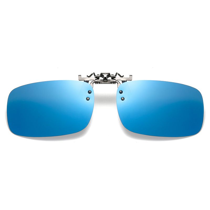 Quadratische polarisierte Clip-On-Metall-Klapp-Ultraleicht-Sonnenbrillen für Fahrer und Angler_voghion.com
