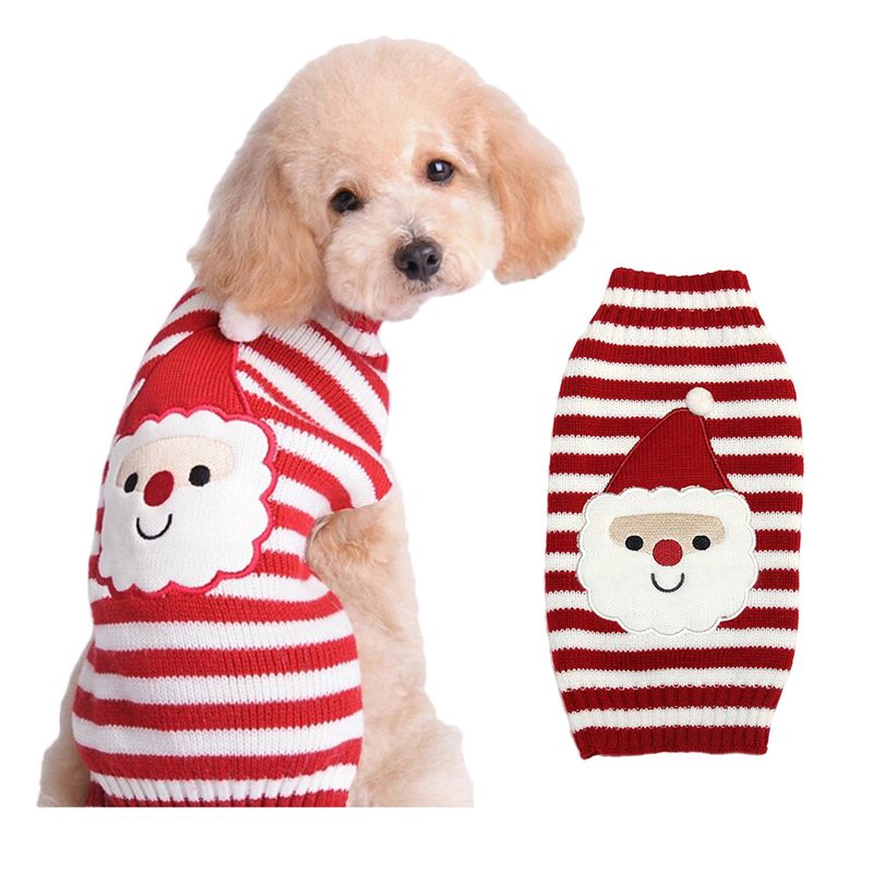 Puppy Cat Sweater Christmas Pet Clothes Knitted Large Dog Autumn Winter_voghion.com