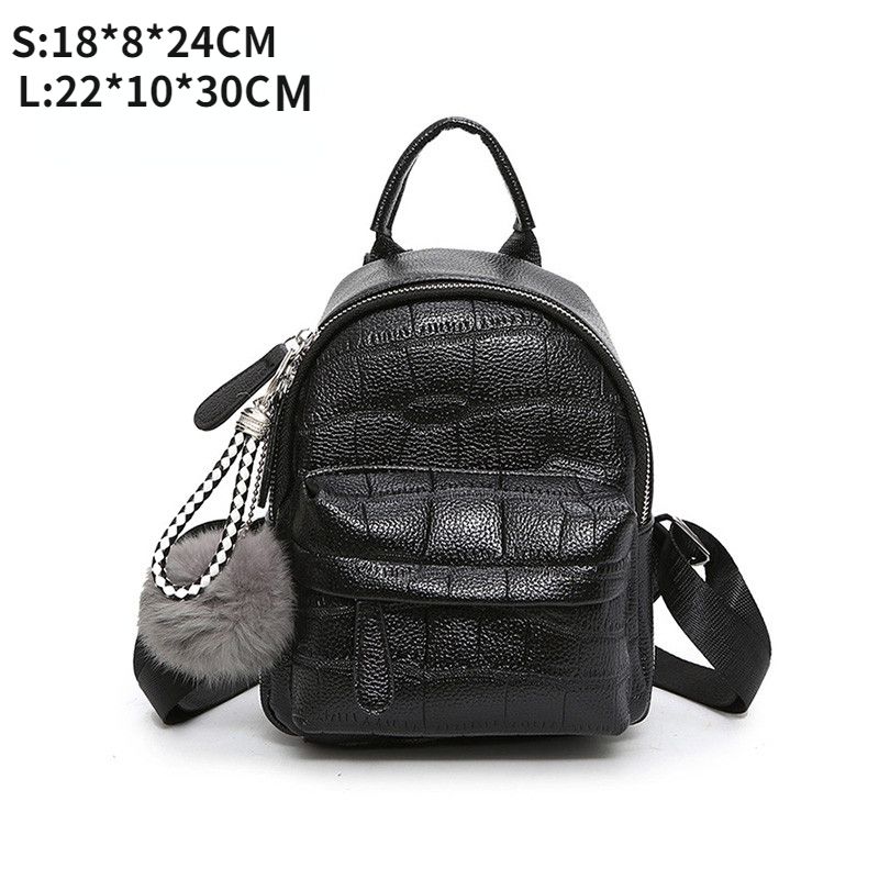 Mini Women PU Leather Cute Small Backpack Female White Back Pack Black Backpacks For Teen Girls Fashion_voghion.com