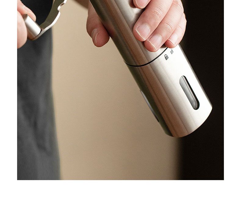 New Triangle Hand Shake Coffee Machine Stainless Steel Bean Pepper Grinder_voghion.com