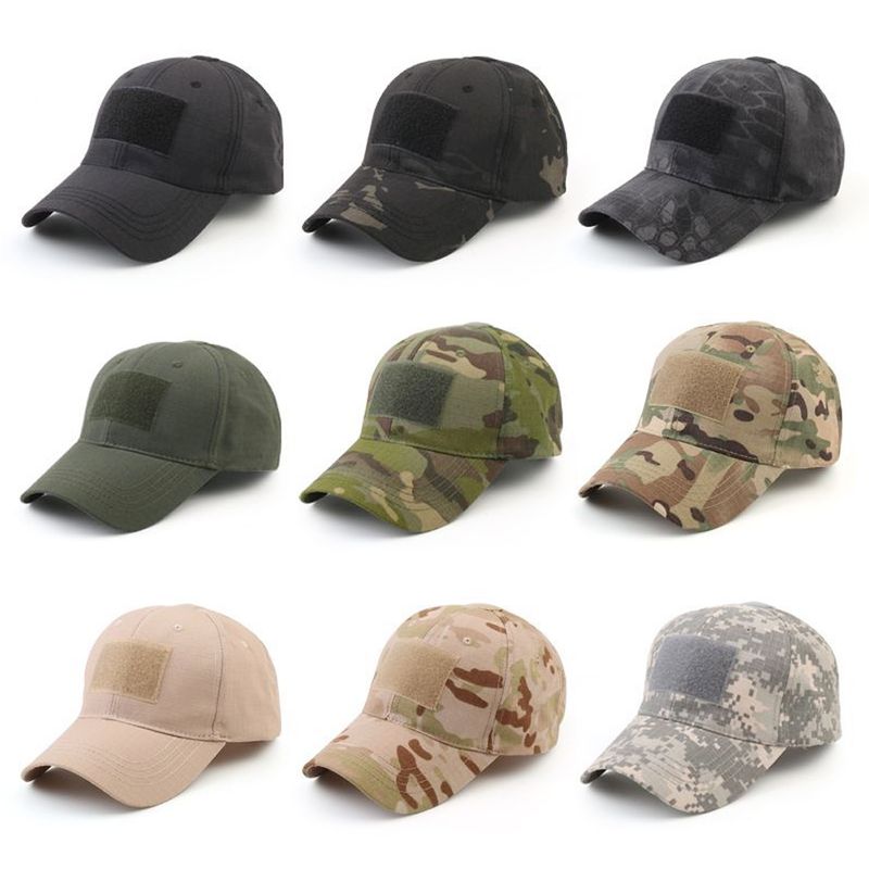 New Caps Camo Unisex Baseball Hat Trucker Gorras Tactical Cap Camouflage Snapback Hats 18 Colors Outdoors Hike for Men_voghion.com