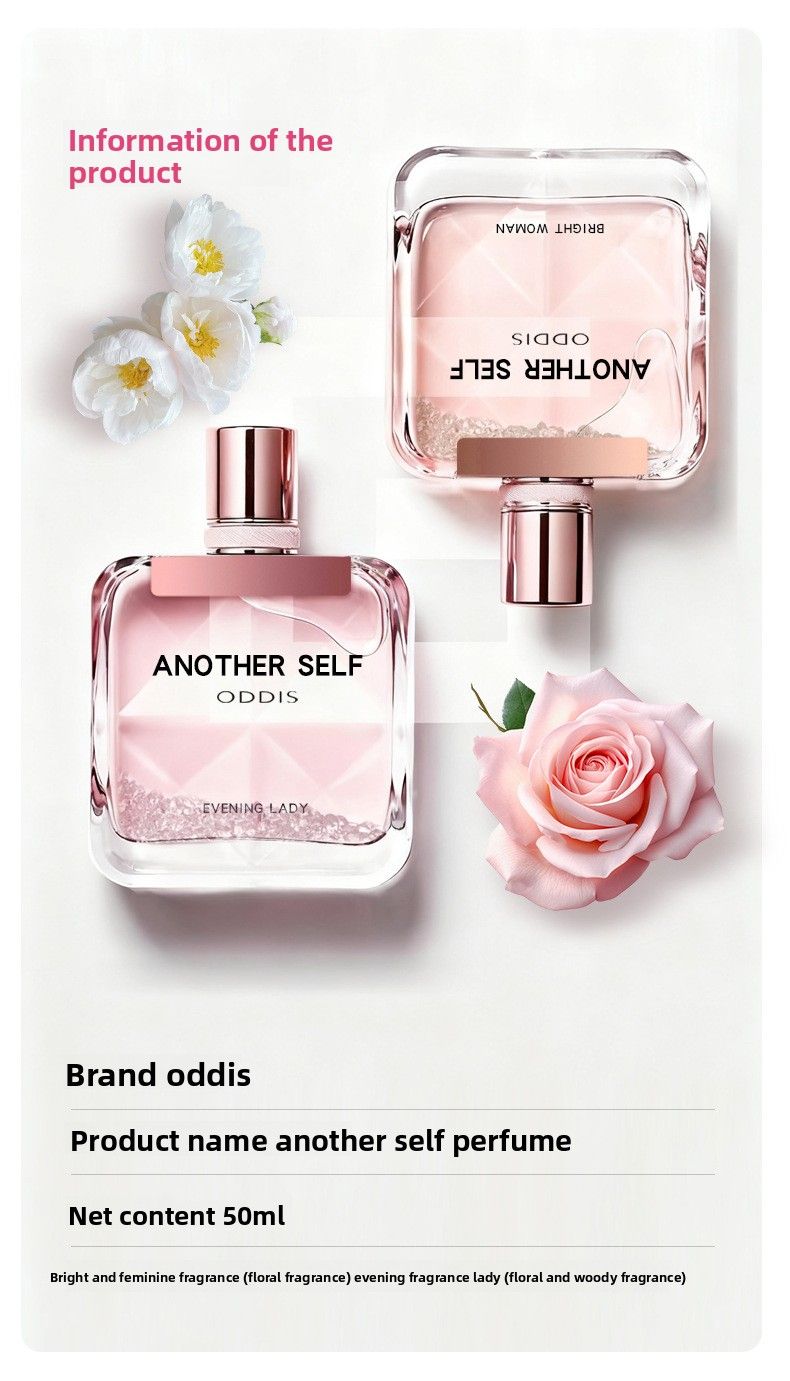 Perfume de mujer ODDIS Another Self con aroma floral oriental, fresco y ligero, de larga duración, 50 ml_voghion.com