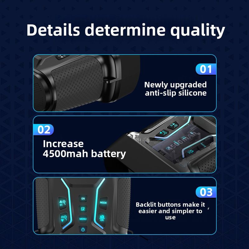 Produktneuheit 2025: Outdoor-Brille mit 4500-mAh-Akku, 4,5-Zoll-Ultra-HD-Bildschirm, 4K-Farbdisplay und Nachtsichtfunktion_voghion.com