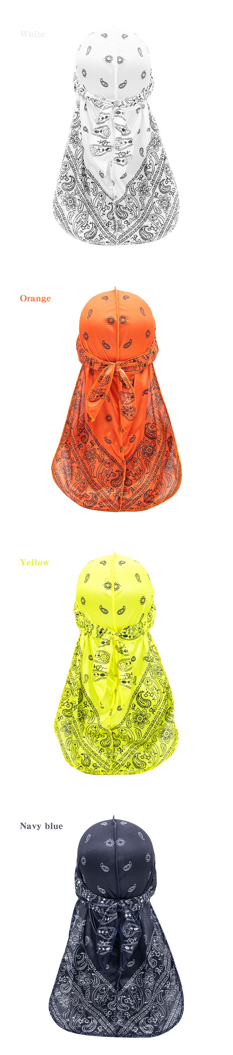 Heißer Verkauf Amöbe Langen Schwanz Piratenhut Seide Baotou Hut Hip Hop Afrikanischen Hut DURAGS_voghion.com