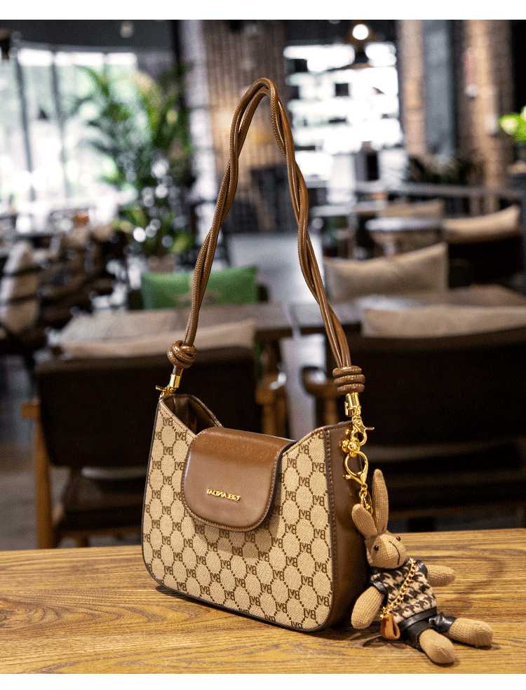 Gorandai Junior Light Luxury Women's Bag 2023 New French Stick Bag Borsa a tracolla ascellare da donna versatile_voghion.com