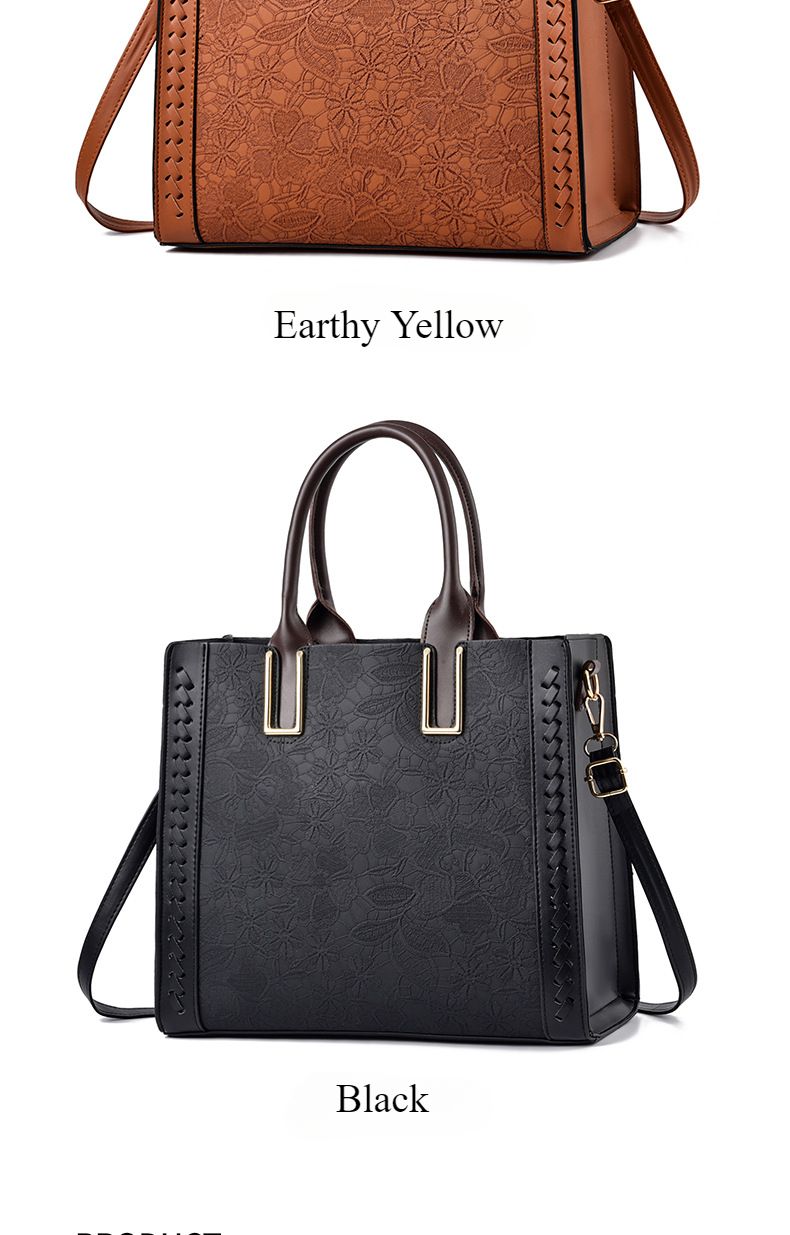 Middle-aged mother messenger bag 2024 new simple temperament shoulder soft leather bag_voghion.com