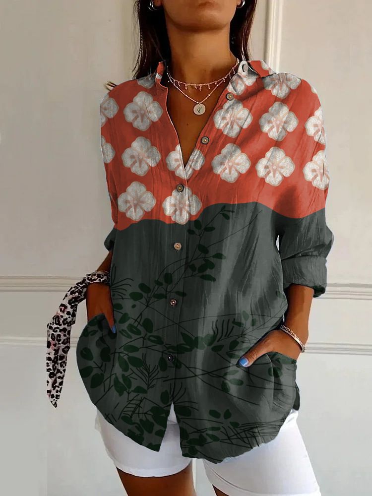 2025 Neues Damen-Sommer-Trend-Langarm-Blumenmuster-Druck-3D-Shirt_voghion.com