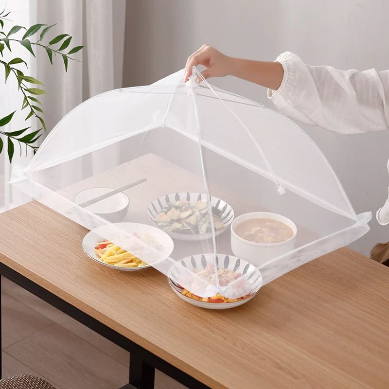 Lebensmittelabdeckung Mesh faltbar waschbar Fliegen Tische Abdeckung Insektensichere Schutzabdeckungen Geschirrabdeckungen Home Küche Aufbewahrung Mithelfer_voghion.com