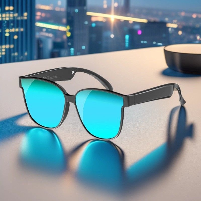 Smart Bluetooth Glasses With HD Sound, Anti-Blue Light & Polarized Lenses, Wireless Audio Eyewear For Music & Calls, Lightweight Frame (36g)_voghion.com