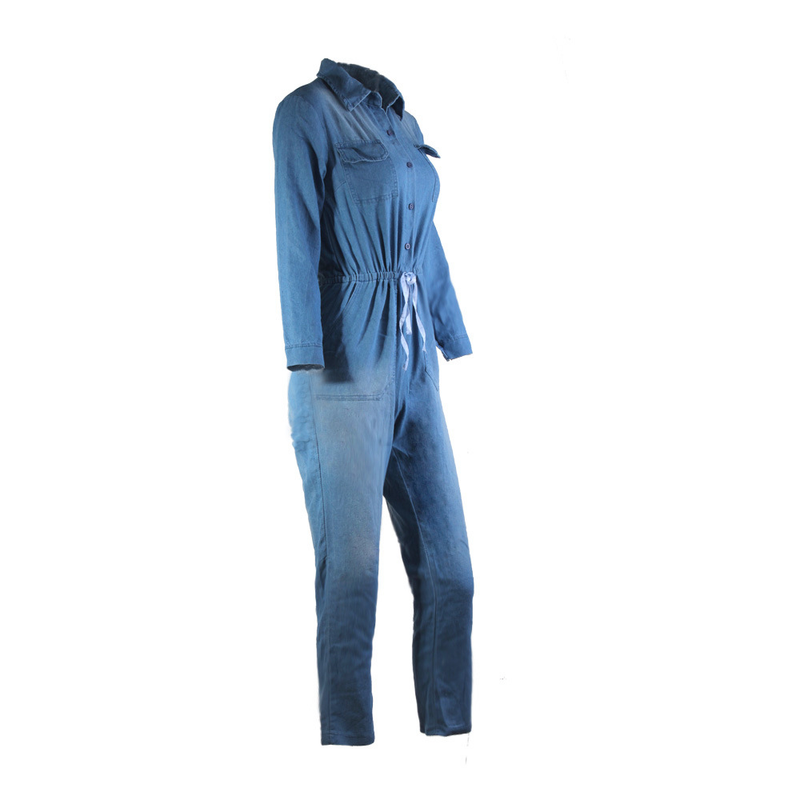 Women's Clothing Strappy Jeans Sexy Women's Fitted Jumpsuits_voghion.com