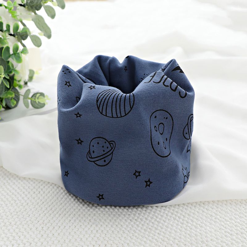 Adult Warmer 25 Spring New Style Edged Pure Cotton Printed Autumn Winter Warm Neck And Ear Protection Scarf_voghion.com
