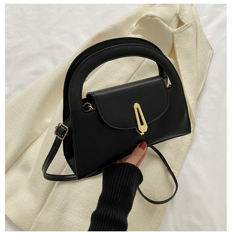 Borsa di fascia alta da donna Estate 2023 New Texture Niche Design All-match Borsa da donna a tracolla estiva nera_voghion.com