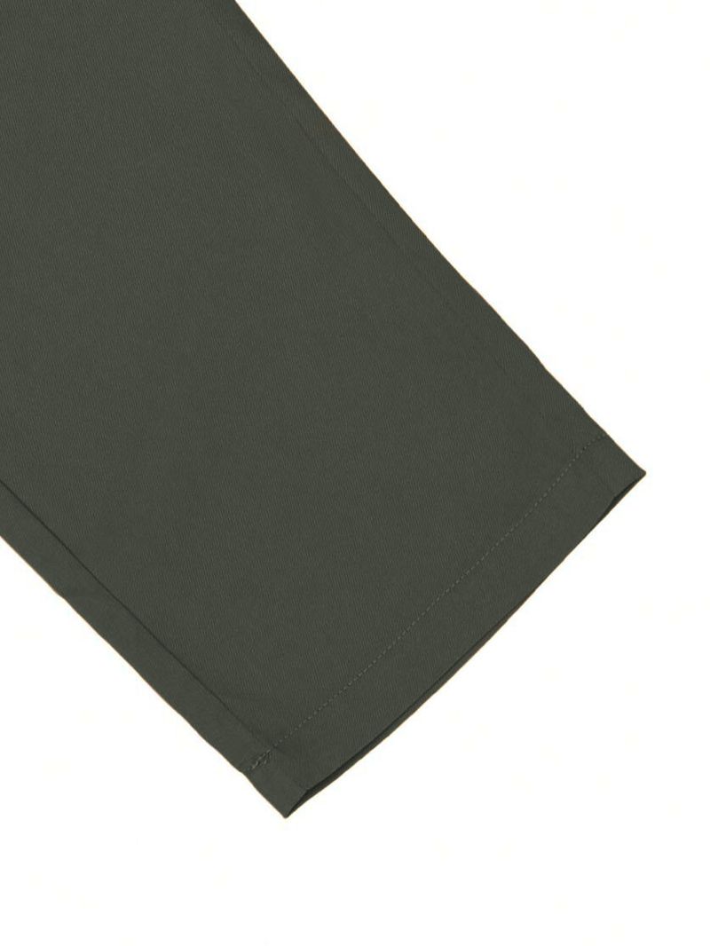 Ubrania męskie Slim Fit Leather Label Nine Point Pants Jednokolorowe spodnie casualowe z kieszeniami_voghion.com