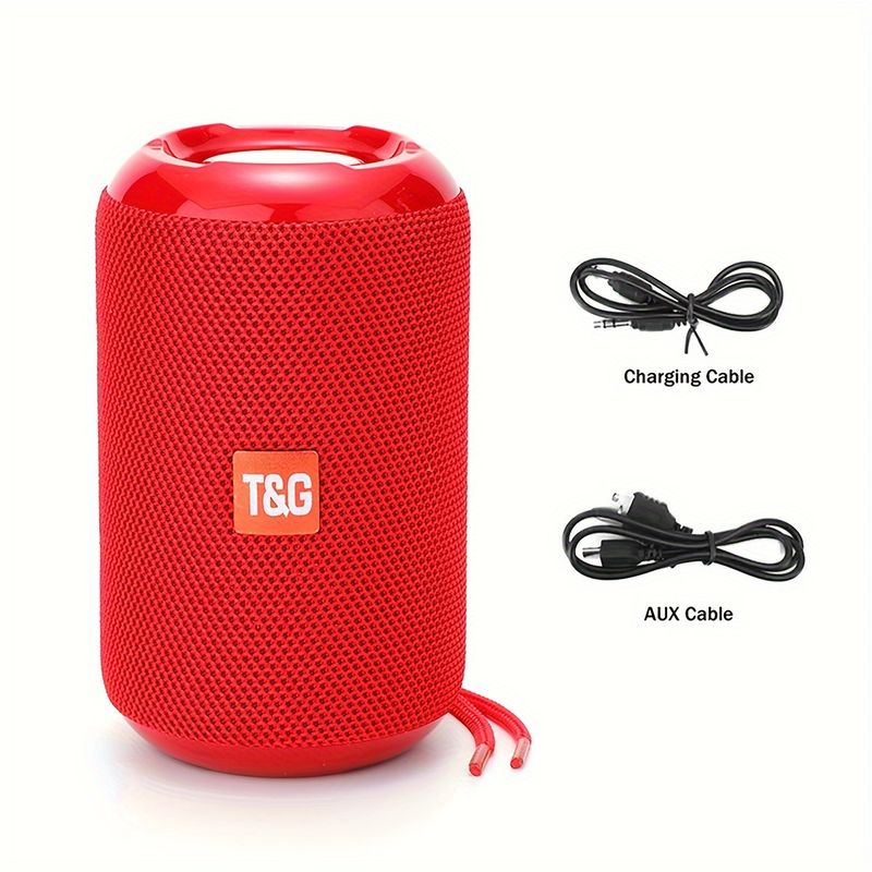 T&G264 Wireless Speaker, Portable Speaker With Loud Stereo Sound, TF Card\ Flash Drive Card Data Read, Perfect For IPhone And More_voghion.com