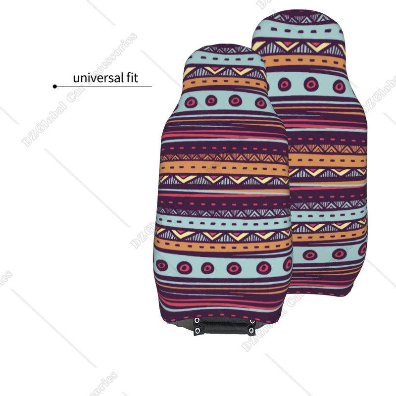 Bunte Streifen Ba Satteldecke Weben Universal Eimer Sets von 2 Azteken Muster Auto Sitzbezug Dekor_voghion.com