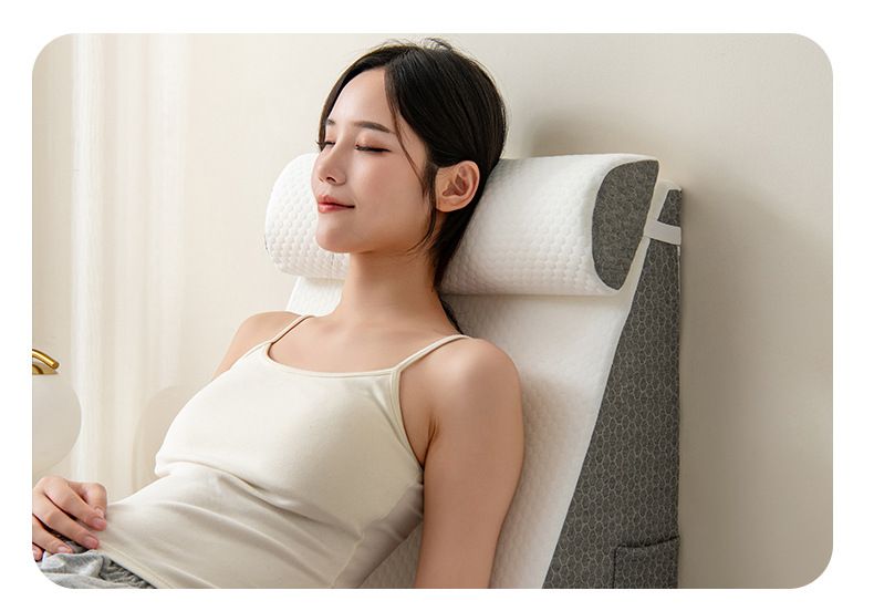 Elderly Backrest Semi-Reclining Nursing Position Gastric Slope Mattress Anti-Acid Reflux Triangle Pillow Cushion_voghion.com