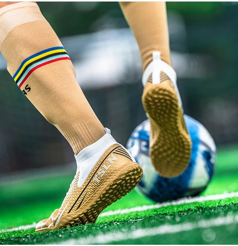 Vīriešu biedrības futbola laukuma zābaki Profesionāli pieaugušo bērnu futbola apavi Augstas kvalitātes zāles treniņu spēles apavi Futsal_voghion.com