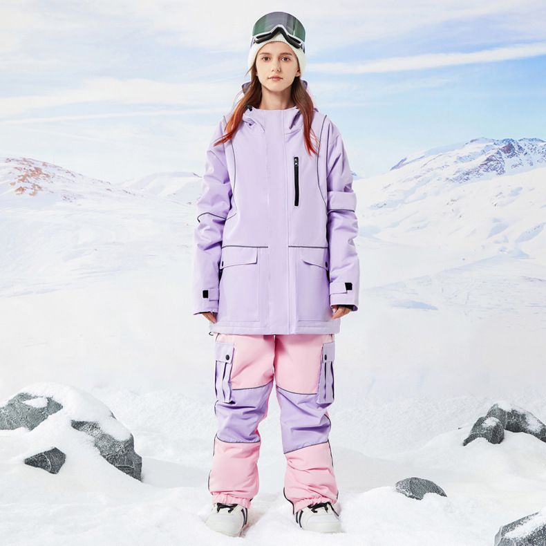 Unisex Ski Suit – Windproof, Waterproof & Breathable Snowboarding Set (Men & Women)_voghion.com
