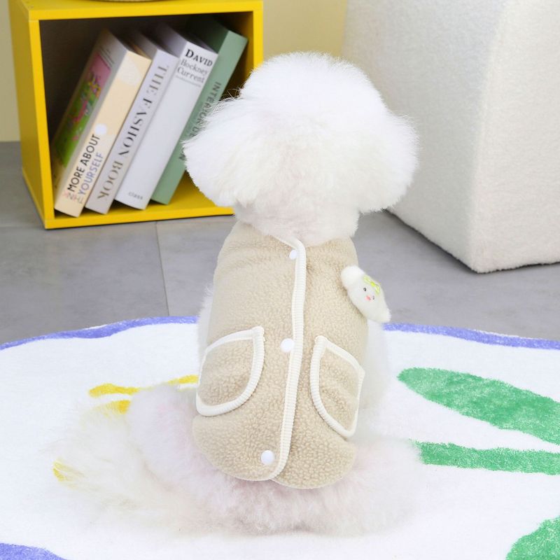 Autunno/Inverno Cane Teddy Gatto Animale Domestico Inverno Nuovo 23 Cartone Animato Coniglio Vestiti di Velluto_voghion.com