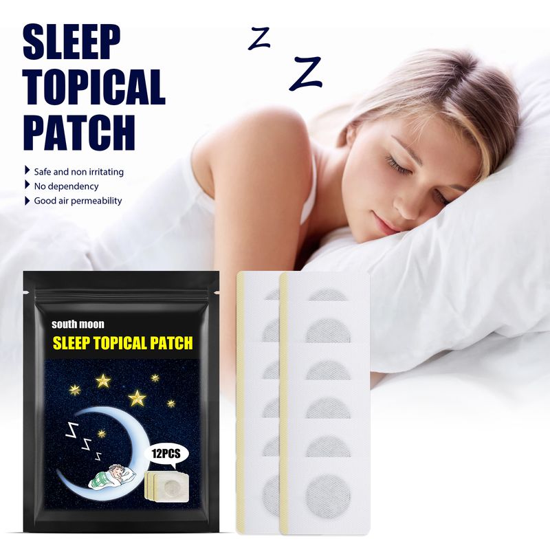 South Moon 12pcs Sleep Patch Home Gentle Care To Improve Sleep Quality Daily Body Care Patch_voghion.com