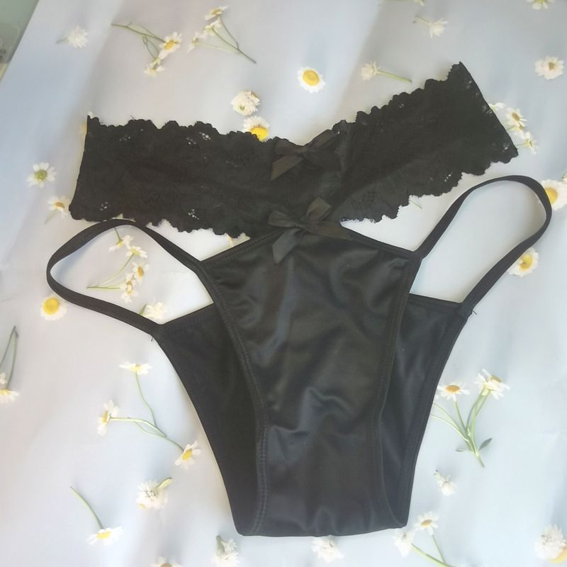 Can Hold Vibrator Briefs Sexy Intimates Half Sheath Glossy Silky Shorts Charming Temptation Female Lace_voghion.com