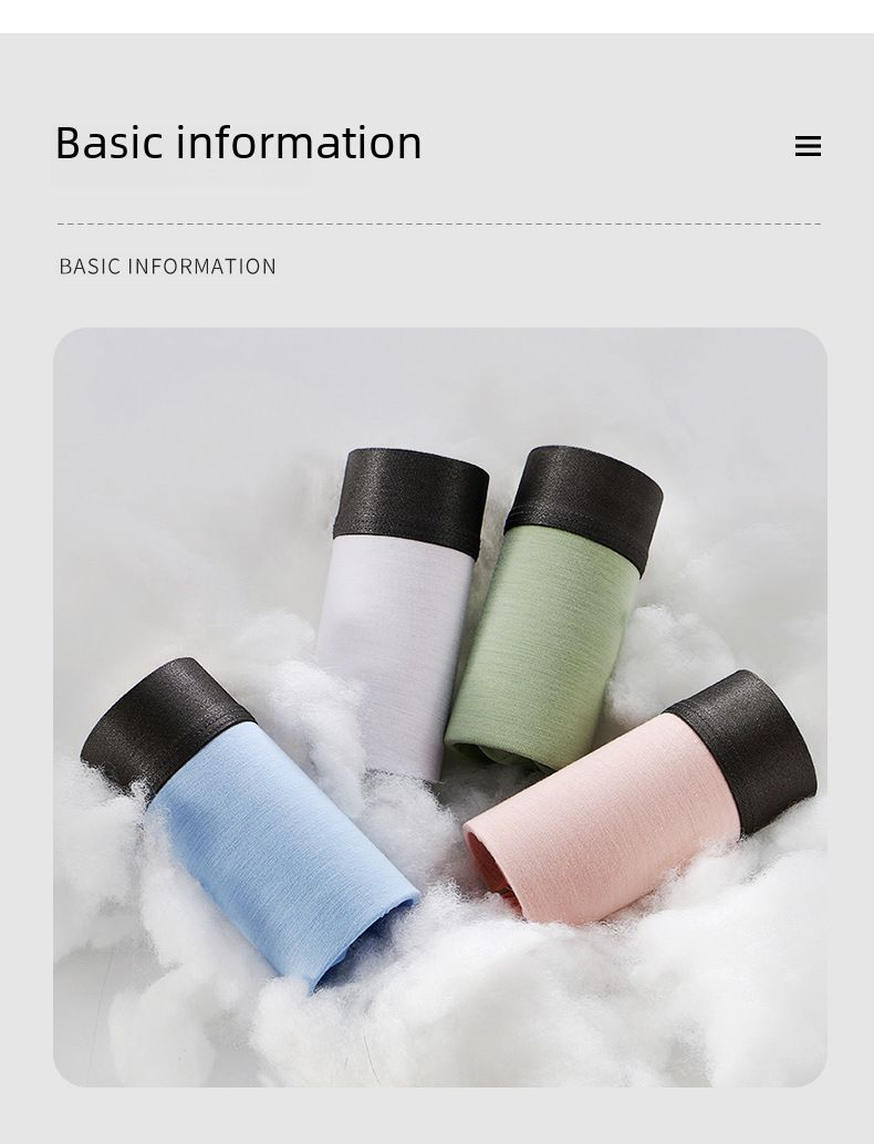 Bambusfaser-Slips für männliche Teenager Elefantennase offene Kugeltrennung Herren-Slips Boxershorts für Jungen_voghion.com