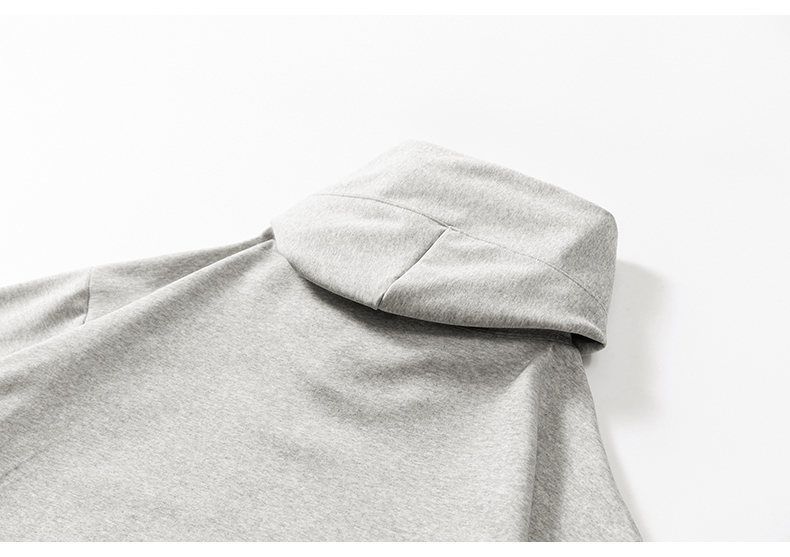 Męska bluza z kapturem oversize – modna bluza z kapturem w stylu ulicznym, z obniżonymi ramionami, podszewka z grubego polaru, niezbędny element garderoby ulicznej (czarna)_voghion.com