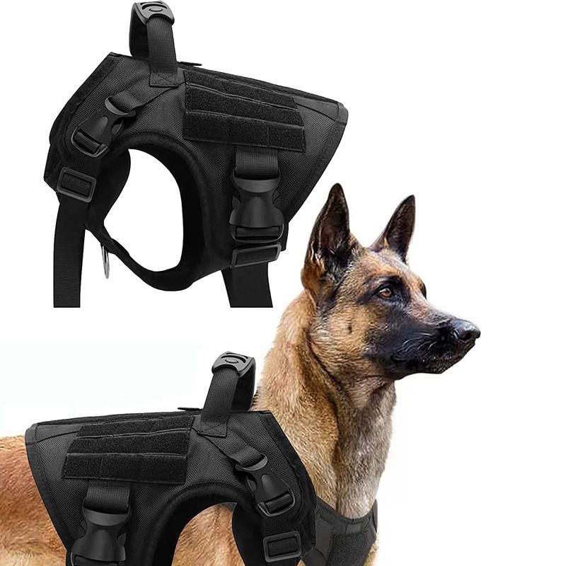 Mittlere und große Weste Nylon wasserabweisend Training Wolf Hundegeschirr explosionsgeschützt taktischer Anzug_voghion.com