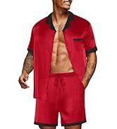 Set di pigiami da notte in raso Pamas da donna, in pizzo, con canotta e pantaloncini, da notte XS-XXL_voghion.com