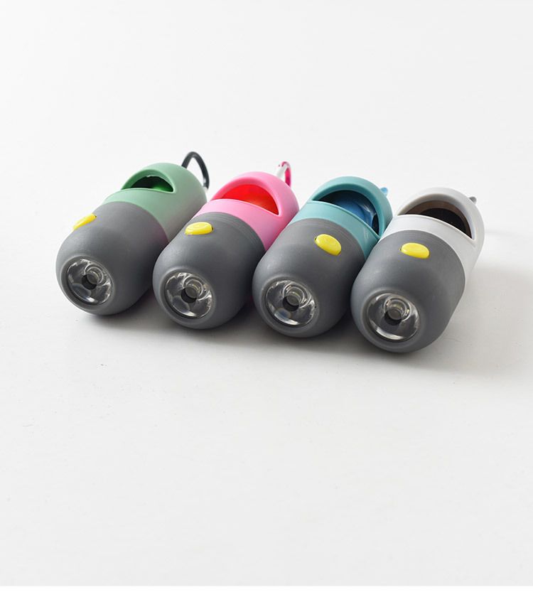Nieuwe LED-ontlasting voor huisdieren, vuilniszak, handige opbergdoos, schoonmaakmiddelen voor katten en honden_voghion.com