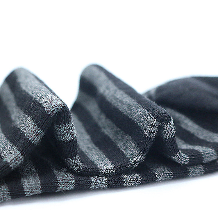 Men's Stockings Large Striped Solid Color Business Trend Autumn and Winter Men's Stockings_voghion.com