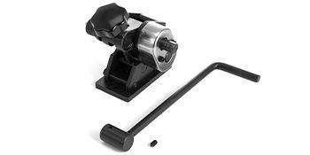 VEVOR Ring Roller Bender, 3in Ring Size, 1/4in Round Steel & 1"x3/16" Flat Steel Capacity, Portable Hand Crank Ring Roller_voghion.com