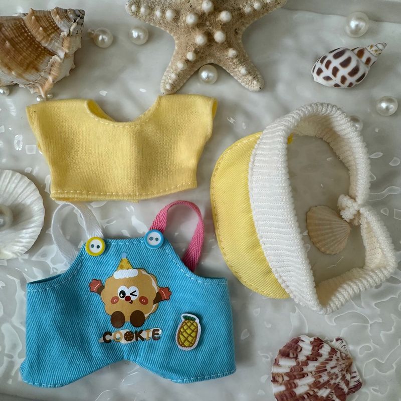 Doll Clothes 17cm LBB Baby Clothes Dimoo LBB Clothes For The First And Third Generations Of Dressing Overalls_voghion.com