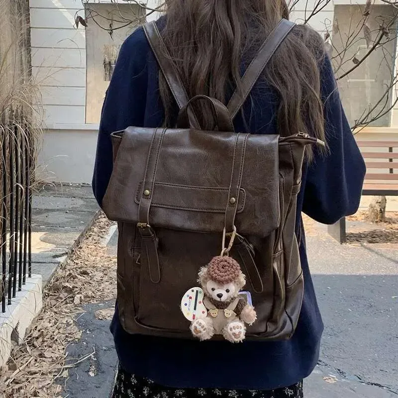 Designer 2025 Style Retro College Student Class Backpack Mailman Bag_voghion.com