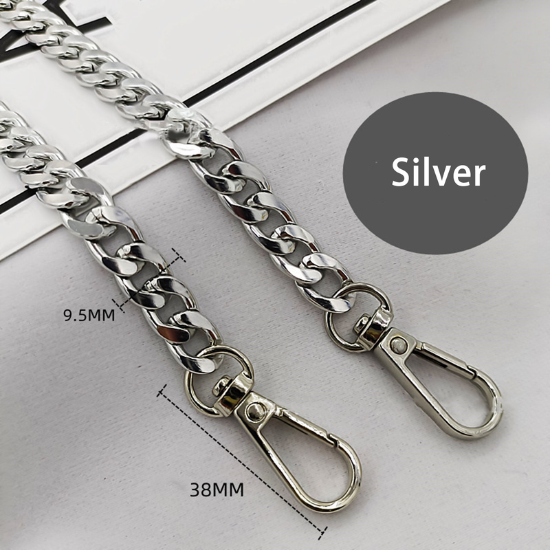 Lihanbao somas ķēdes siksna Lieljaudas metāla āķa skava Crossbody rokassomiņa Messenger soma plecu siksnas maiņas soma DIY aksesuāri_voghion.com