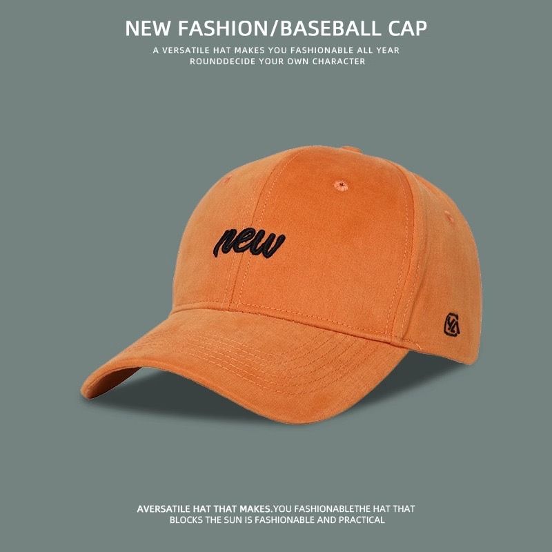 Γυναικείο καπέλο Άνοιξη-Φθινόπωρο 2023, μοντέρνο και ευέλικτο, με μεγάλο κεφάλι και περίγραμμα προσώπου, μικρό χειμερινό καπέλο με γλώσσα πάπιας_voghion.com