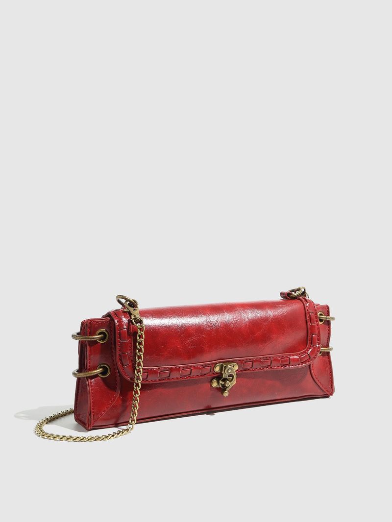 Borse da donna Tendenza moda Borsa a tracolla monospalla con chiusura in bronzo e oro Borsa a tracolla Borsa a tracolla Borsa a tracolla Borsa da ascella Borsa a catena da donna_voghion.com