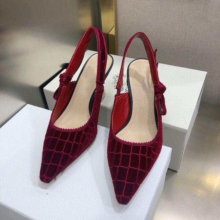 Scarpe da donna di alta qualità 2022, nuove, con fiocco blu, punta a punta, tacco alto in rilievo coccodrillo, scarpa singola_voghion.com