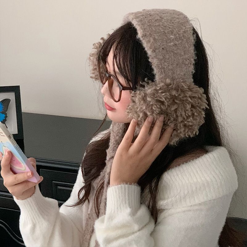 Women's Shearling Fleece 2025 New Winter Earmuffs Stylish And Versatile_voghion.com