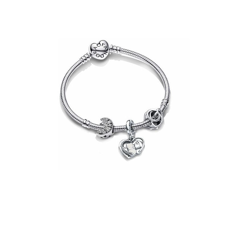 Cadou de argint Ascunde pisica, Legenda Lunii, Brățară Limba Stelei, Set Lanț cu Povești DIY_voghion.com