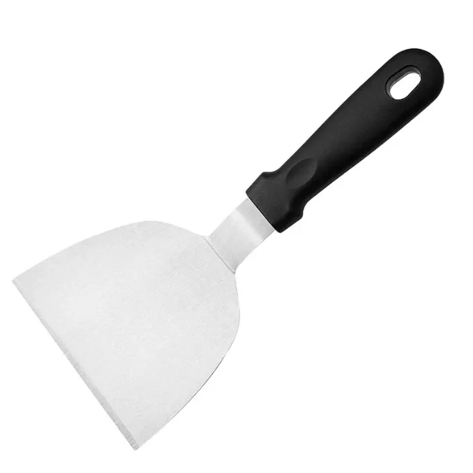 Roestvrijstalen Metalen Bakplaat Spatel Hamburger Schraper Pannenkoek Ideale per BBQ Grill_voghion.com