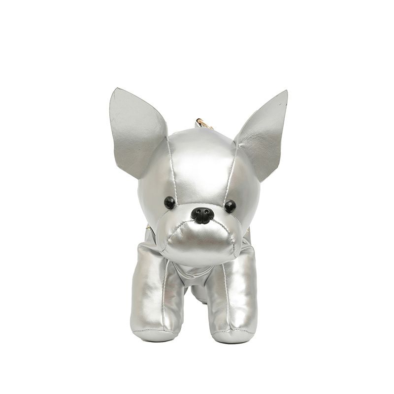 Borsa a tracolla alla moda con cucciolo di peluche carino e alla moda per donna, nuova, dolce e alla moda, in stile bambola da ragazza_voghion.com
