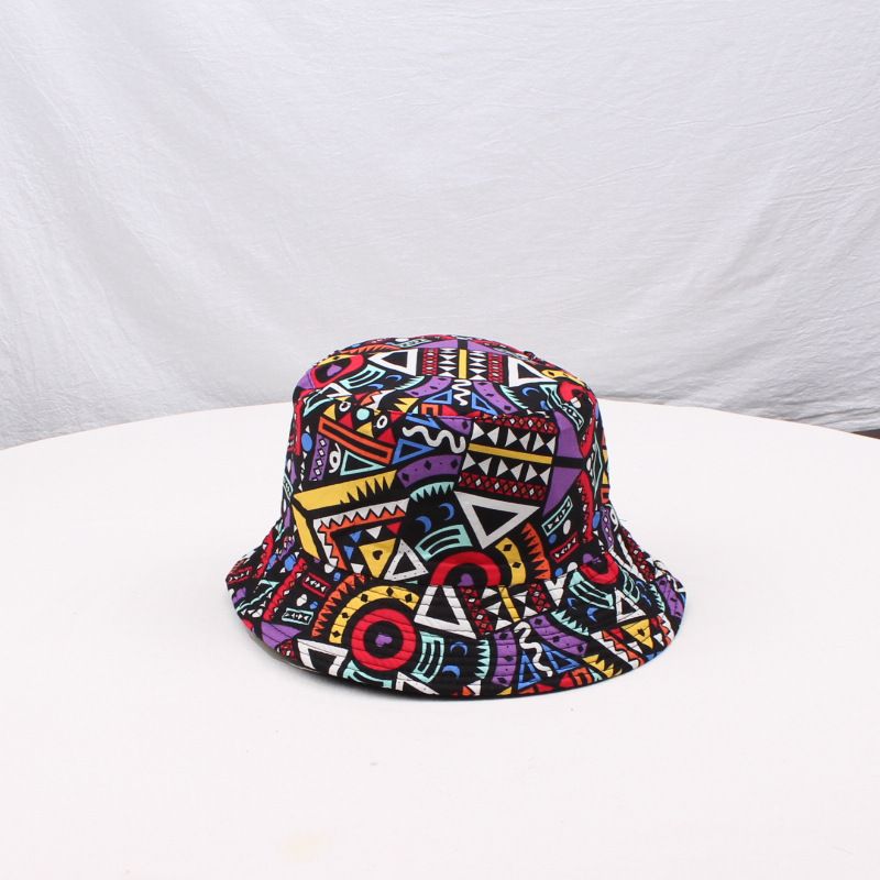 Cappello da bacino da pescatore stampato, versione coreana cappello alla moda e versatile_voghion.com