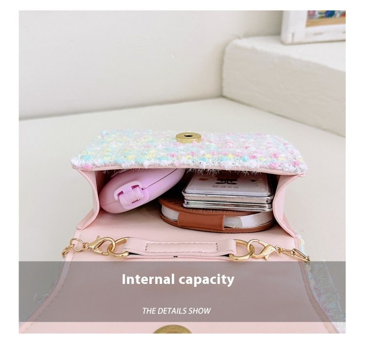 Andralyn Bērnu soma Modes plecu soma karikatūra Pearl Bow Crossbody Bag Mini Princess Zero Wallet_voghion.com