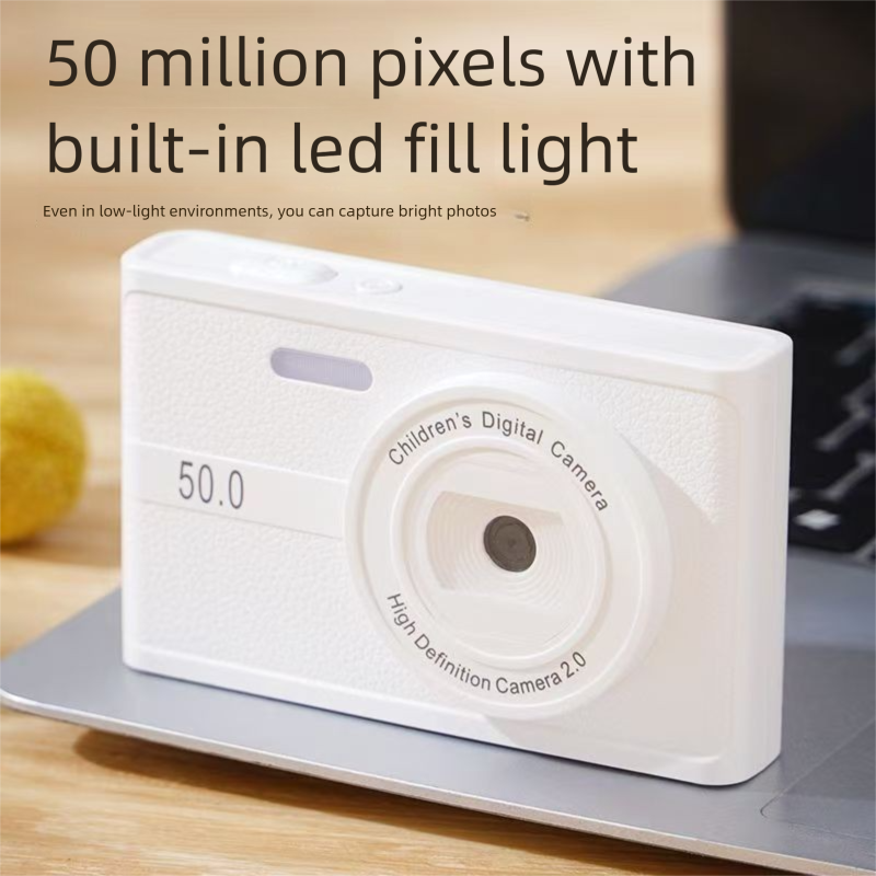 Modelo de estudante CCD Digital HD recomendado Câmera dupla frontal e traseira pode ser importada para celular Vem com preenchimento_voghion.com