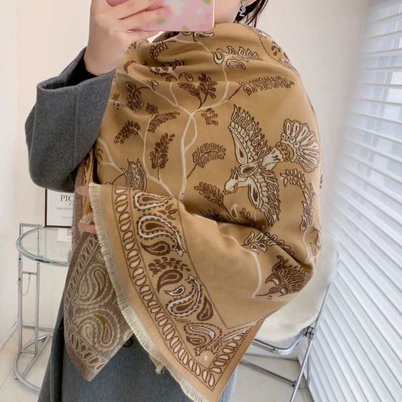 per donna autunno inverno stile cinese versatile cashmere spesso aria condizionata stanza scialle scaldacollo_voghion.com